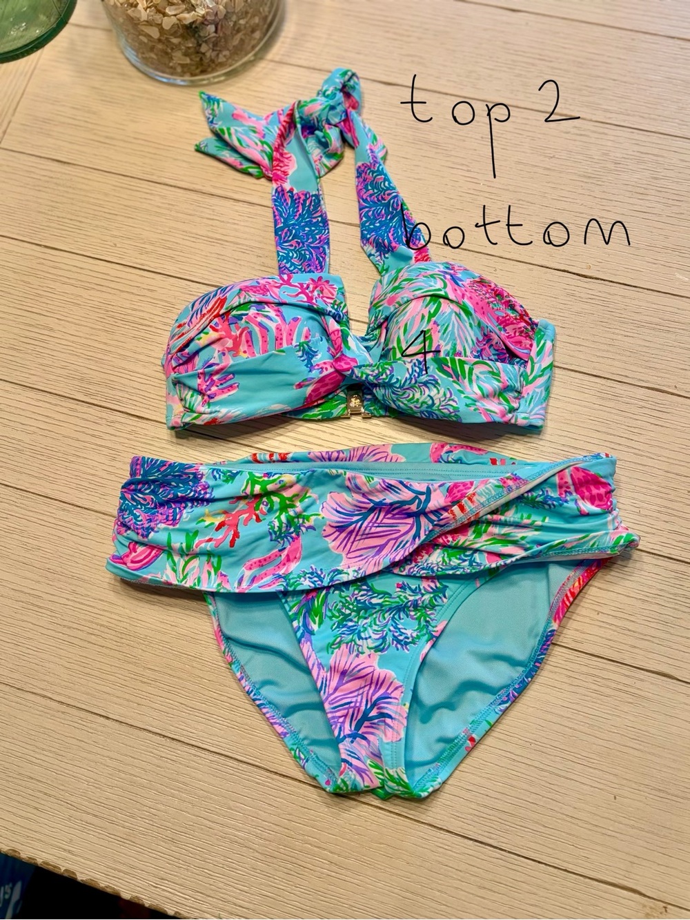 Lilly Pulitzer | celestial blue - cay to my heart halter bikini set